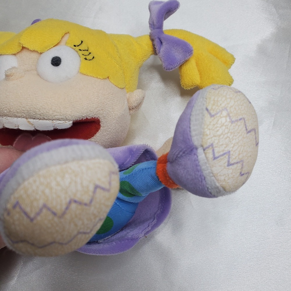 Angelica Rugrats Classic Plush Doll HTF With open Mouth And Teeth 12" - Picture 5 of 6